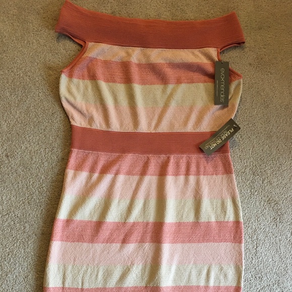 NWT NY&Co Eva Mendes Kristen Stripe Sweater Dress - Picture 7 of 16